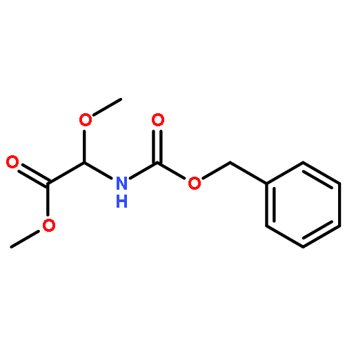 Acetic acid, methoxy[[(phenylmethoxy)carbonyl]amino]-, methyl ester