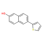 2-NAPHTHALENOL, 6-(2-THIENYL)-