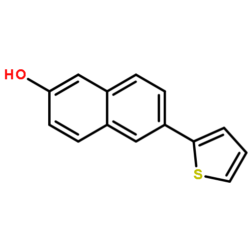 2-NAPHTHALENOL, 6-(2-THIENYL)-