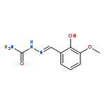 Hydrazinecarboxamide, 2-[(2-hydroxy-3-methoxyphenyl)methylene]-