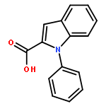 1H-Indole-2-carboxylic acid, 1-phenyl-