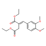 Butanedioic acid, [(3,4-dimethoxyphenyl)methylene]-, diethyl ester, (E)-