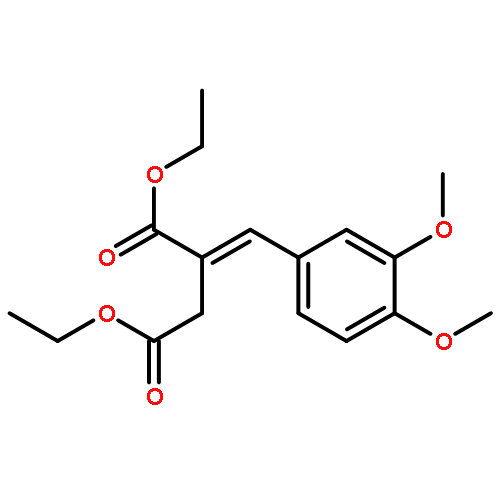 Butanedioic acid, [(3,4-dimethoxyphenyl)methylene]-, diethyl ester, (E)-