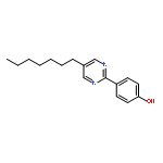 2-(4-HYDROXYPHENYL)-5-HEPTYLPYRIMIDINE