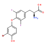 L-TYROSINE, O-(3-BROMO-4-HYDROXYPHENYL)-3,5-DIIODO-