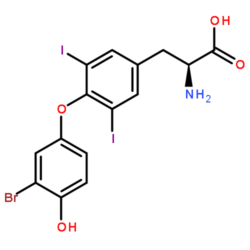 L-TYROSINE, O-(3-BROMO-4-HYDROXYPHENYL)-3,5-DIIODO-