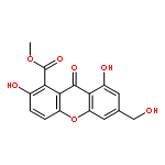 2,8-dihydroxy-6-hydroxymethyl-9-oxo-xanthene-1-carboxylic acid methyl ester