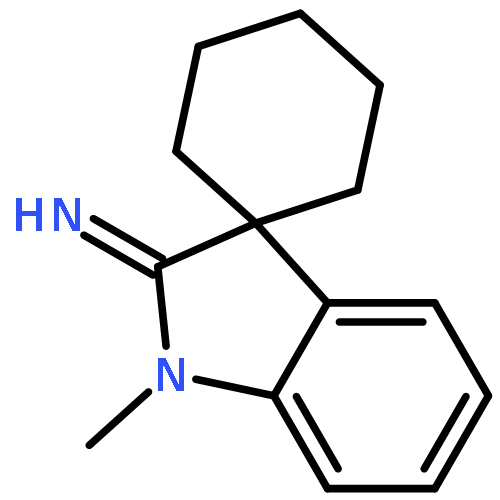 SPIRO[CYCLOHEXANE-1,3'-[3H]INDOL]-2'(1'H)-IMINE, 1'-METHYL-