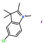 3H-INDOLIUM, 5-CHLORO-1,2,3,3-TETRAMETHYL-, IODIDE