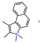 1,2,3,3-Tetramethylbenz[e]indolium iodide