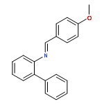 [1,1'-Biphenyl]-2-amine, N-[(4-methoxyphenyl)methylene]-