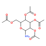 (2R,3S,4S,5R,6R)-2-(Acetoxymethyl)-6-aminotetrahydro-2H-pyran-3,4,5-triyl triacetate