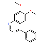 Quinazoline, 6,7-dimethoxy-4-phenyl-