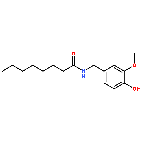 Octanamide,N-[(4-hydroxy-3-methoxyphenyl)methyl]-