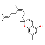 2H-1-Benzopyran-5-ol,
2-[(3E)-4,8-dimethyl-3,7-nonadienyl]-2,7-dimethyl-