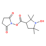 1-Pyrrolidinyloxy,3-[[(2,5-dioxo-1-pyrrolidinyl)oxy]carbonyl]-2,2,5,5-tetramethyl-