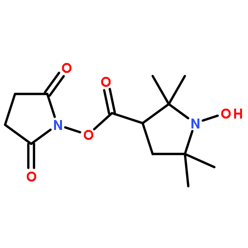 1-Pyrrolidinyloxy,3-[[(2,5-dioxo-1-pyrrolidinyl)oxy]carbonyl]-2,2,5,5-tetramethyl-