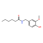 N-(4-hydroxy-3-methoxybenzyl)hexanamide