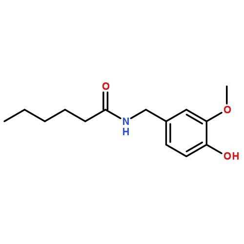 N-(4-hydroxy-3-methoxybenzyl)hexanamide