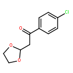 ETHANONE, 1-(4-CHLOROPHENYL)-2-(1,3-DIOXOLAN-2-YL)-