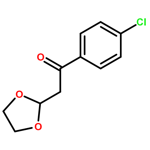 ETHANONE, 1-(4-CHLOROPHENYL)-2-(1,3-DIOXOLAN-2-YL)-