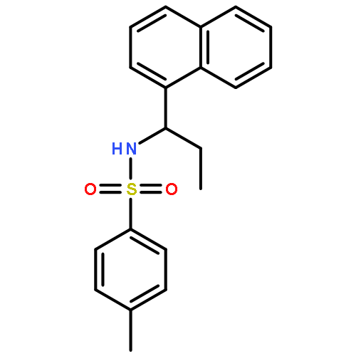 Benzenesulfonamide, 4-methyl-N-[1-(1-naphthalenyl)propyl]-, (+)-