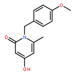 2(1H)-PYRIDINONE, 4-HYDROXY-1-[(4-METHOXYPHENYL)METHYL]-6-METHYL-