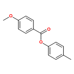 Benzoic acid, 4-methoxy-, 4-methylphenyl ester