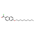 2-Naphthalenecarbonyl chloride, 6-(decyloxy)-