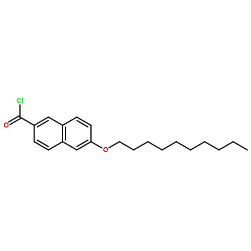 2-Naphthalenecarbonyl chloride, 6-(decyloxy)-