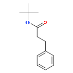 Benzenepropanamide, N-(1,1-dimethylethyl)-