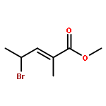 2-Pentenoic acid, 4-bromo-2-methyl-, methyl ester, (E)-