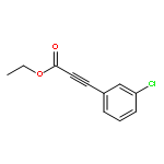 ethyl 3-(3-chlorophenyl)prop-2-ynoate