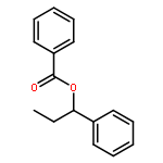 Benzenemethanol, a-ethyl-, 1-benzoate