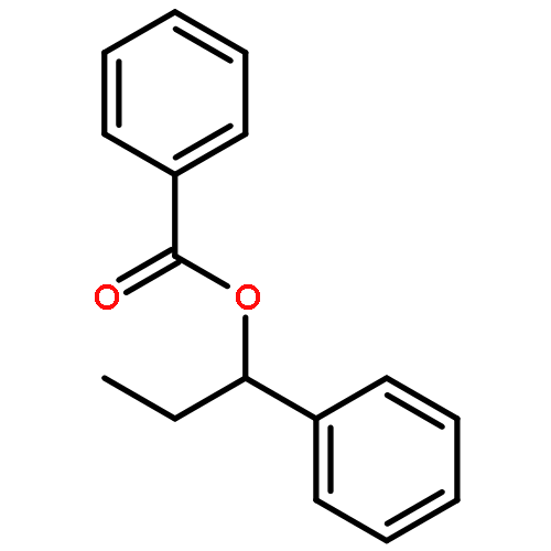 Benzenemethanol, a-ethyl-, 1-benzoate