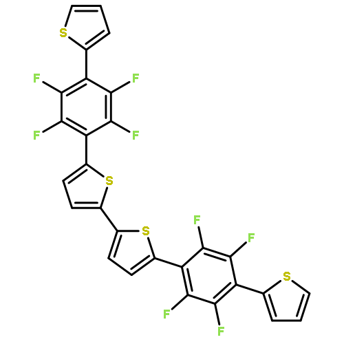 2,2'-Bithiophene, 5,5'-bis[2,3,5,6-tetrafluoro-4-(2-thienyl)phenyl]-