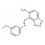 1H-Benzotriazol-5-amine, 4-[(3-methoxyphenyl)azo]-