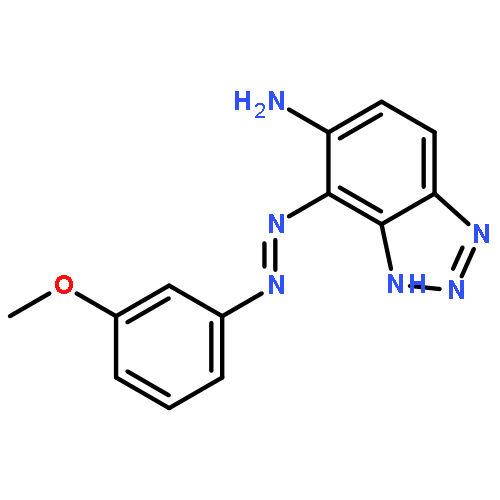 1H-Benzotriazol-5-amine, 4-[(3-methoxyphenyl)azo]-