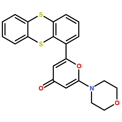 2-morpholin-4-yl-6-thianthren-1-ylpyran-4-one