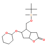 2H-Cyclopenta[b]furan-2-one,4-[[[(1,1-dimethylethyl)dimethylsilyl]oxy]methyl]hexahydro-5-[(tetrahydro-2H-pyran-2-yl)oxy]-