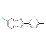 Benzoxazole, 6-chloro-2-(4-methylphenyl)-