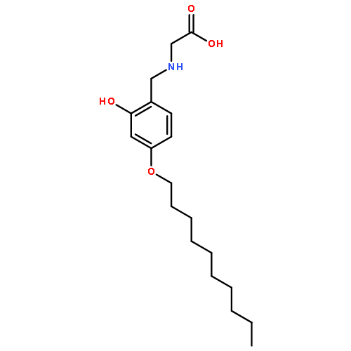 GLYCINE, N-[[4-(DECYLOXY)-2-HYDROXYPHENYL]METHYL]-