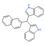 1H-Indole, 3,3'-(2-naphthalenylmethylene)bis-