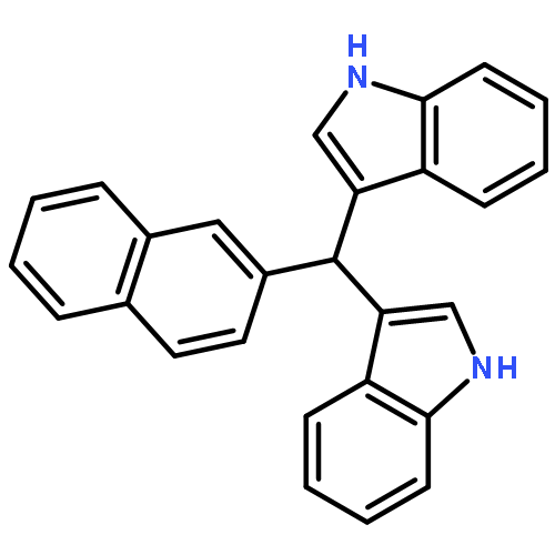 1H-Indole, 3,3'-(2-naphthalenylmethylene)bis-