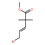 3-PENTENOIC ACID, 5-BROMO-2,2-DIMETHYL-, METHYL ESTER, (3E)-