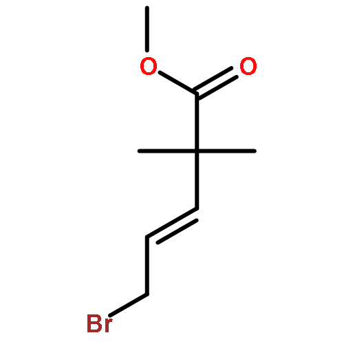 3-PENTENOIC ACID, 5-BROMO-2,2-DIMETHYL-, METHYL ESTER, (3E)-