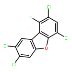 Dibenzofuran,1,2,4,7,8-pentachloro-