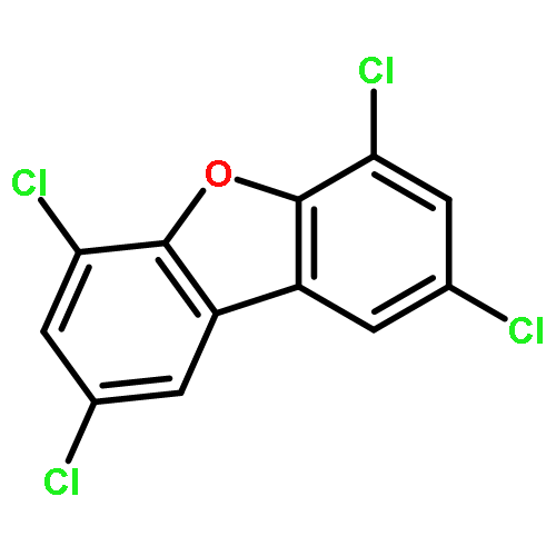 Dibenzofuran,2,4,6,8-tetrachloro-