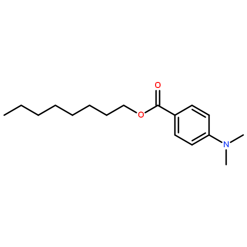 Benzoic acid,4-(dimethylamino)-, octyl ester