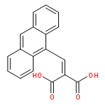 (anthracen-9-ylmethylidene)propanedioic acid